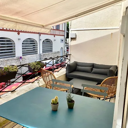 Superbe- 2 Terraces Hypercentre 5mn A Pied Апартаменты Биарриц